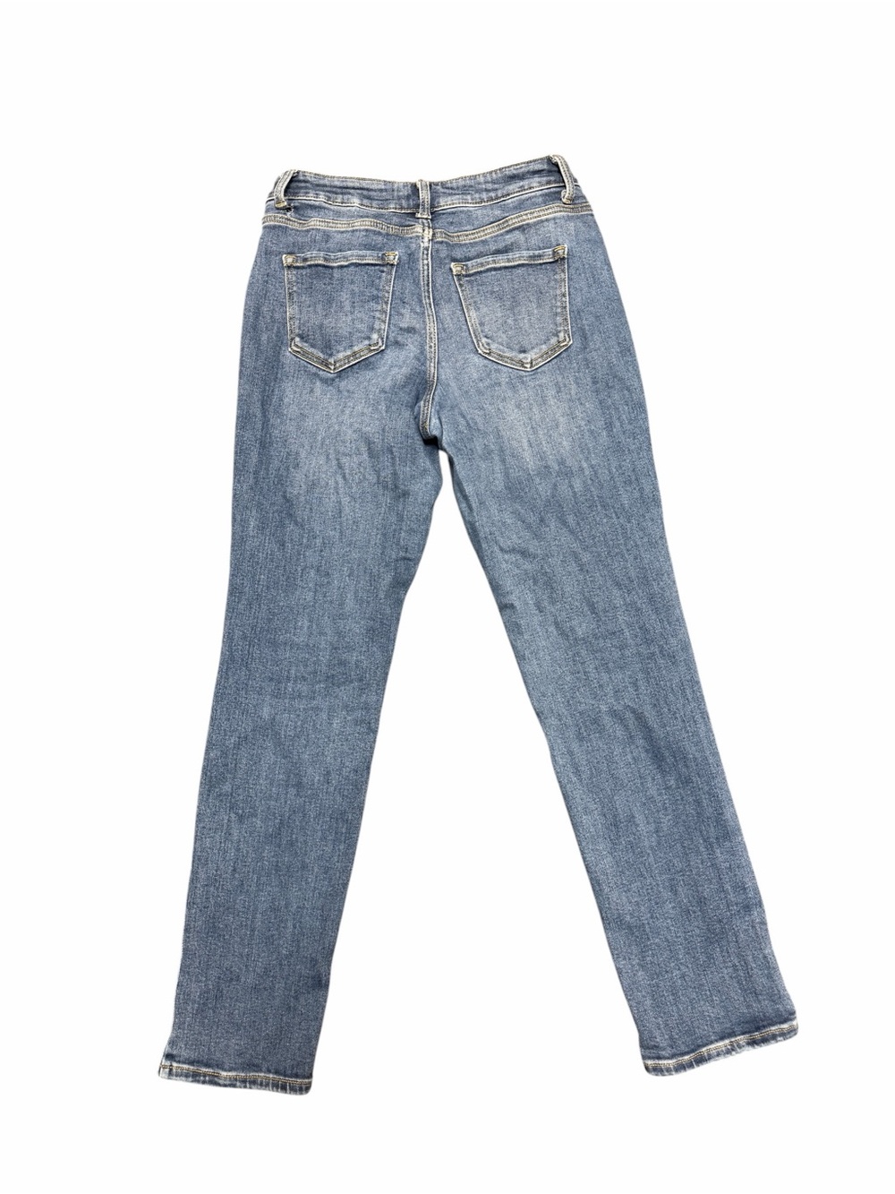 Time and Tru Light Blue Straight-Leg Women's Jeans - Picture 3 of 8